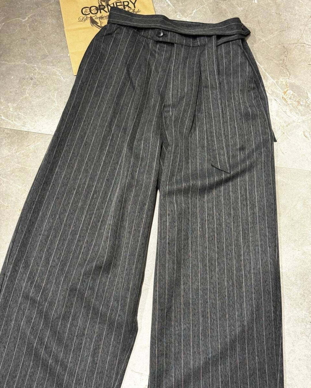 Льняные штаны Maison Margiela — изображение 3