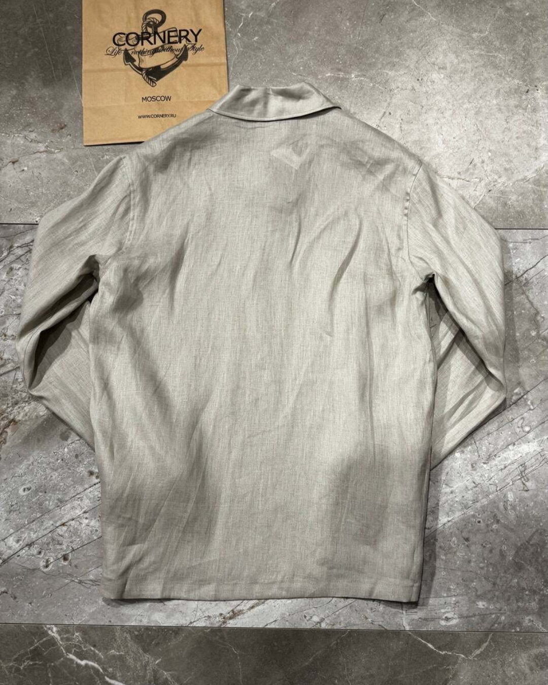 Льняная рубашка Loro Piana — изображение 3