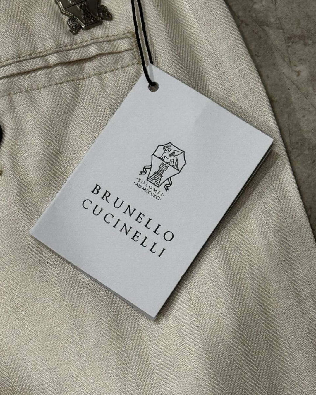 Льняные штаны Brunello Cucinelli — изображение 7