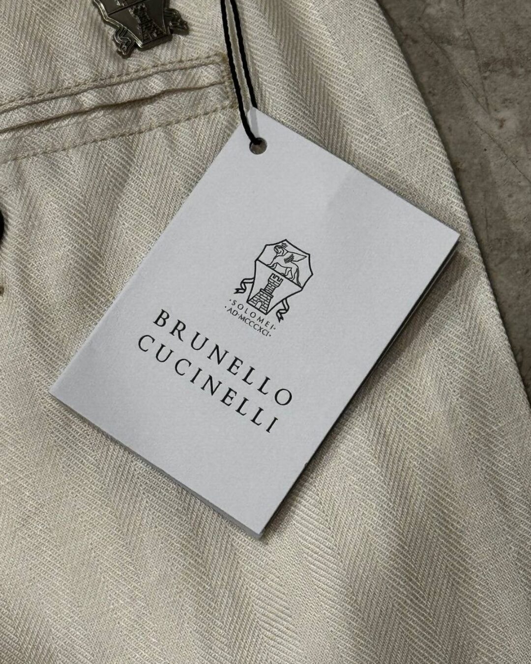 Льняные штаны Brunello Cucinelli — изображение 7