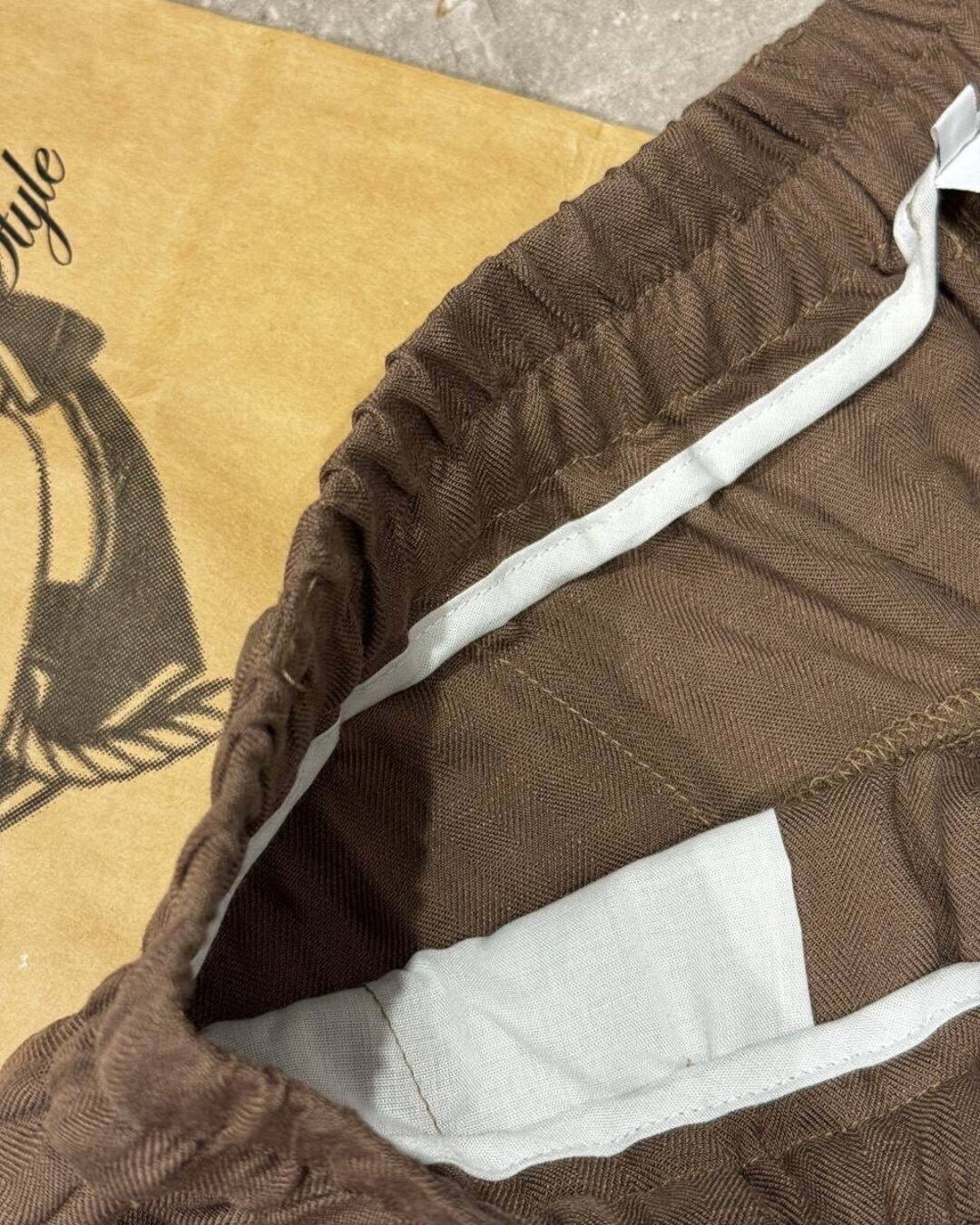 Льняные штаны Maison Mihara — изображение 10