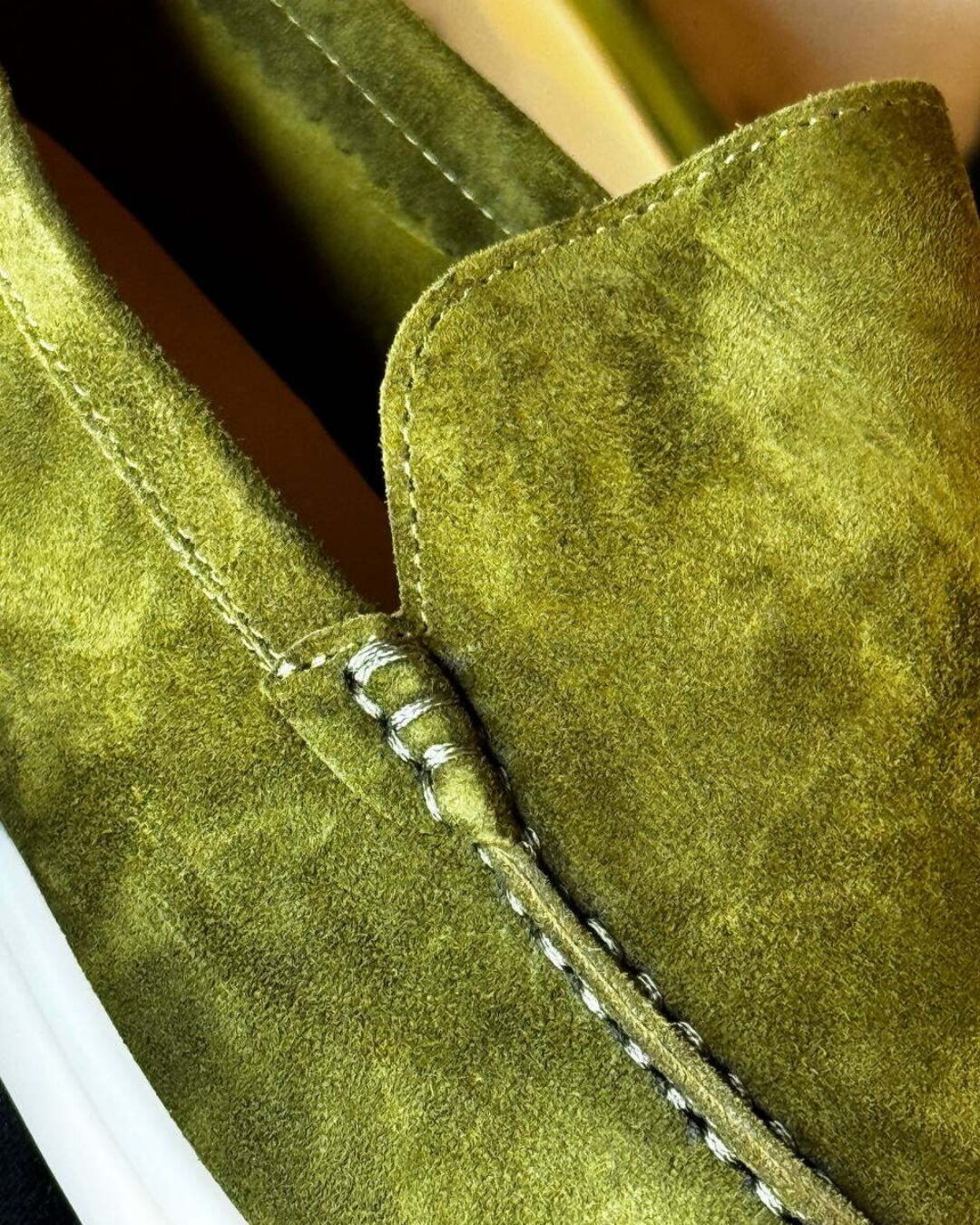 Лоферы Loro Piana Army Green — изображение 10