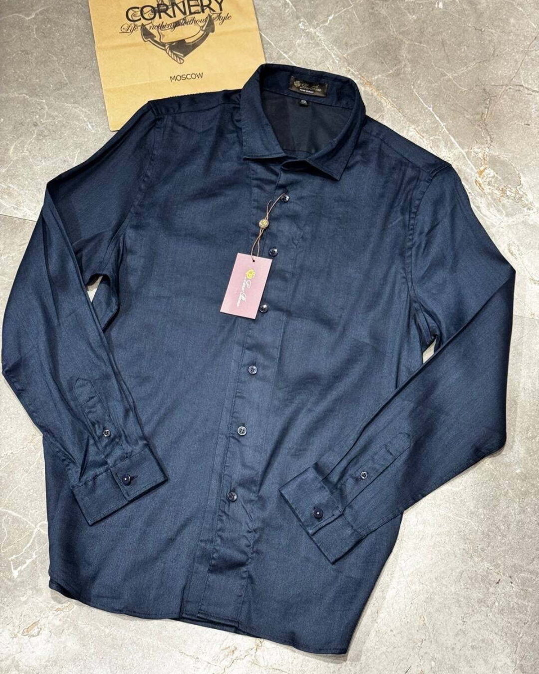 Льняная рубашка Loro Piana — изображение 5