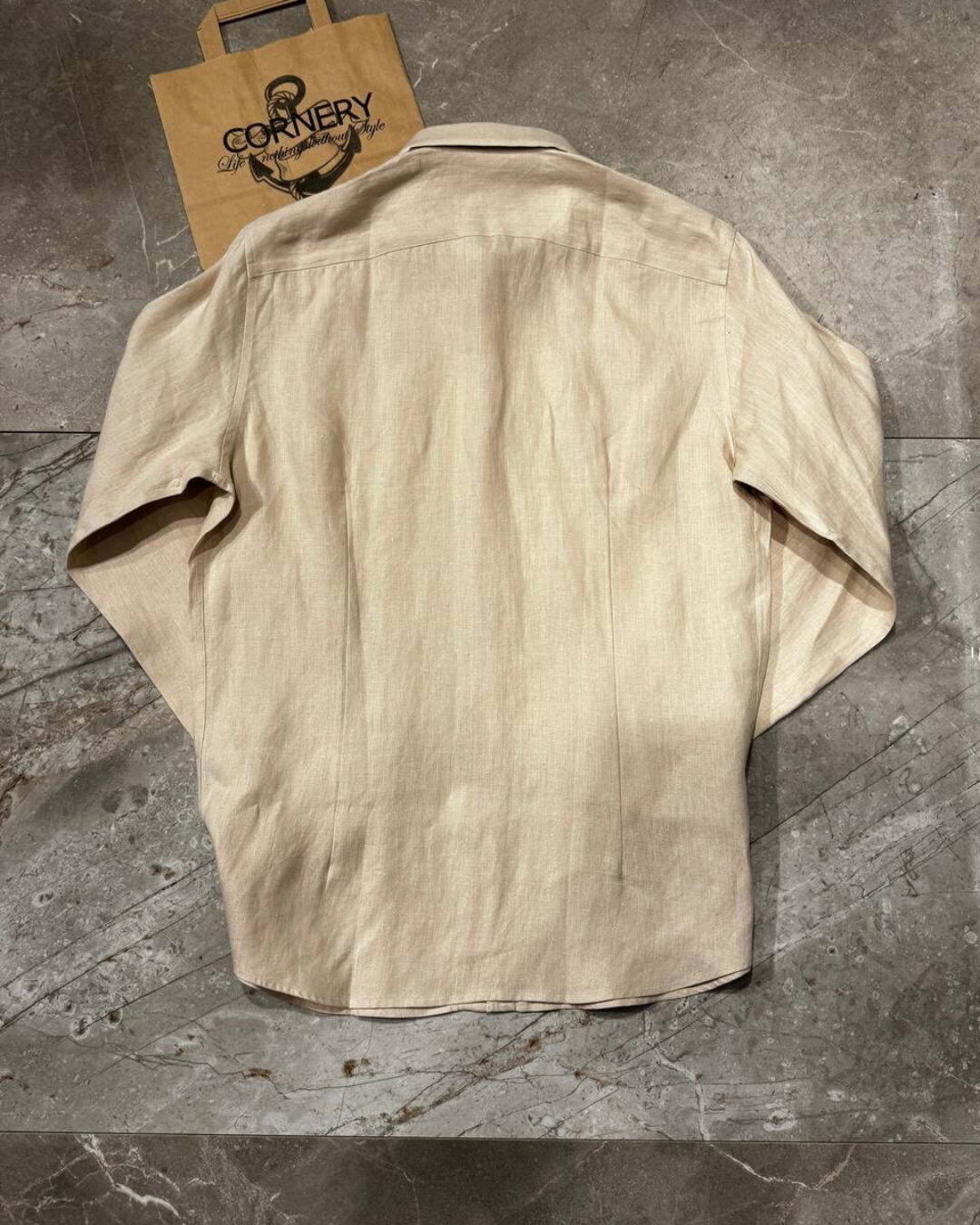 Льняная рубашка Loro Piana — изображение 4