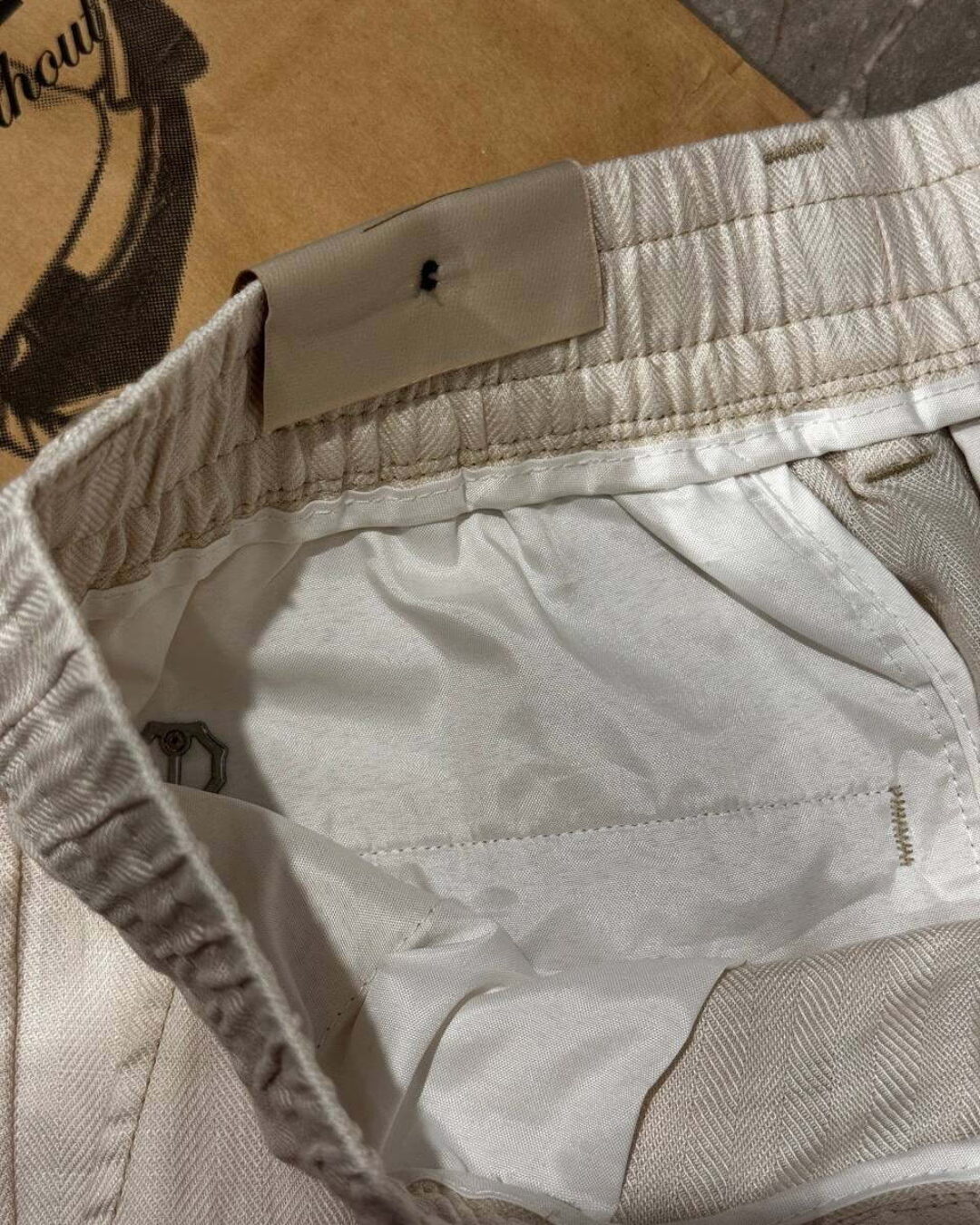 Льняные штаны Brunello Cucinelli — изображение 6