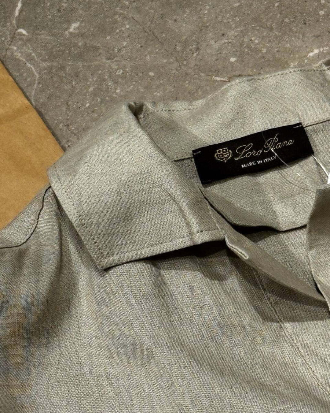 Льняная рубашка Loro Piana — изображение 9