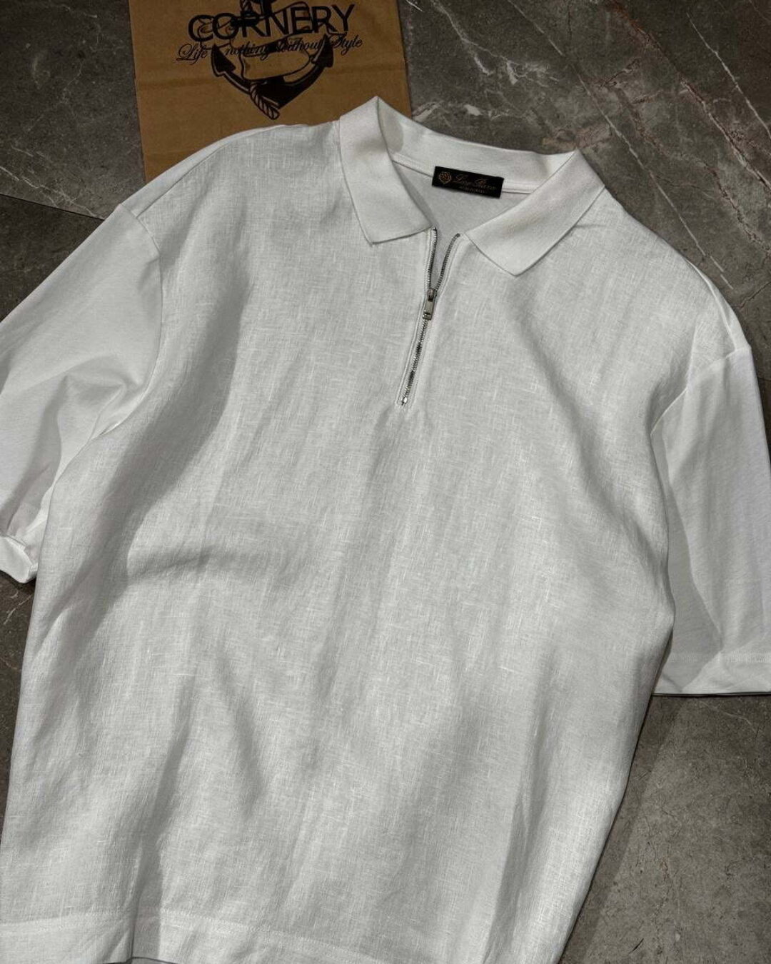 Льняное поло Loro Piana — изображение 3