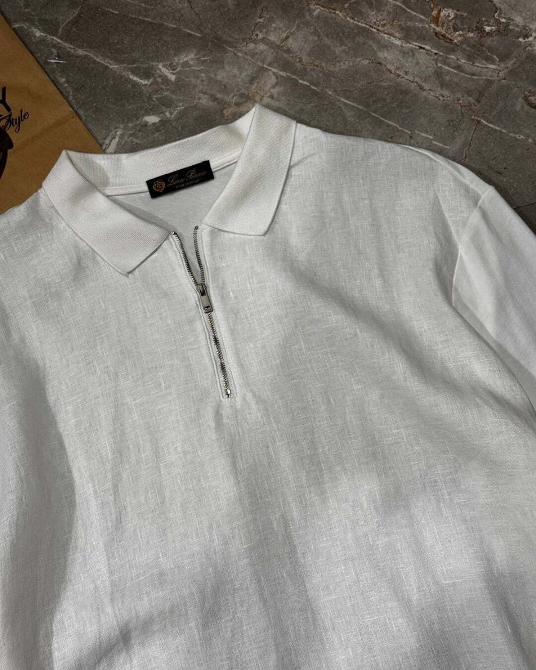 Льняное поло Loro Piana — изображение 5