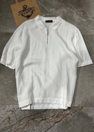 Льняное поло Loro Piana