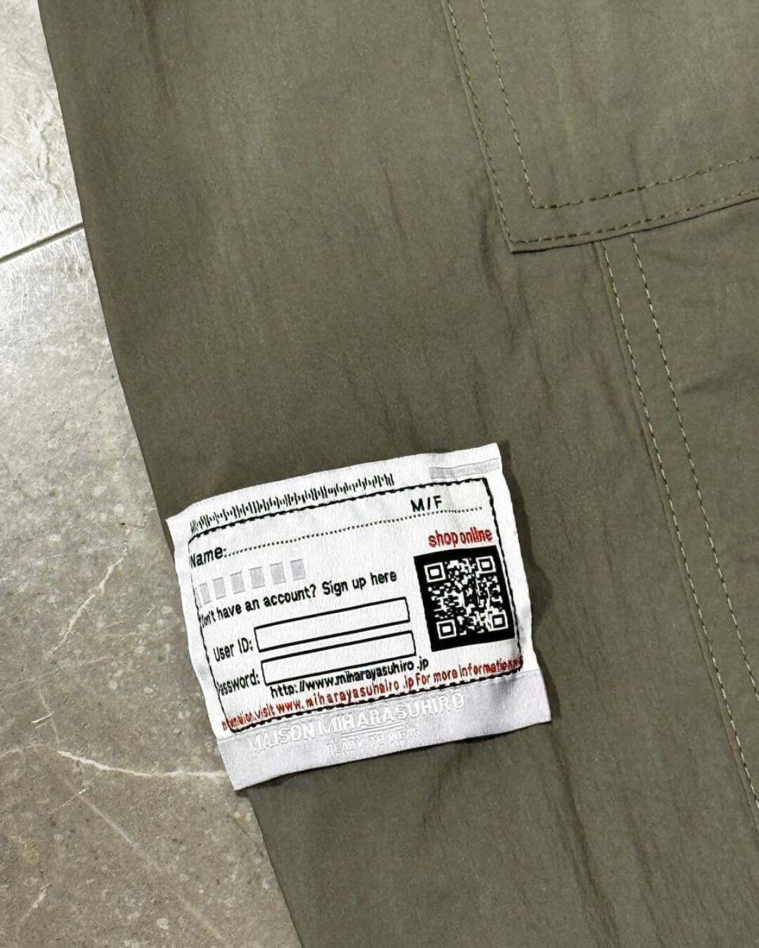 Штаны Maison Mihara — изображение 10