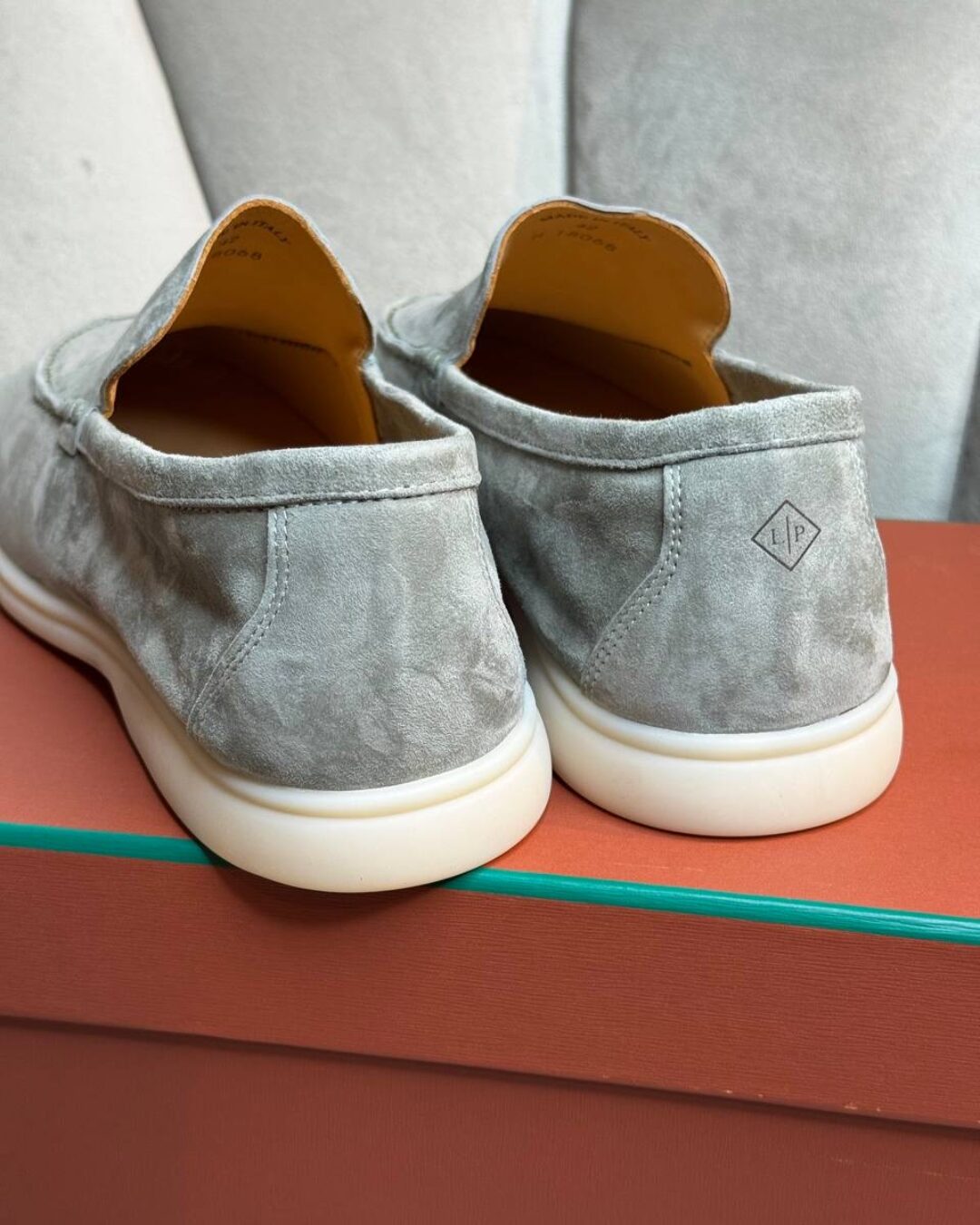 Лоферы Loro Piana Asphalt Grey — изображение 2