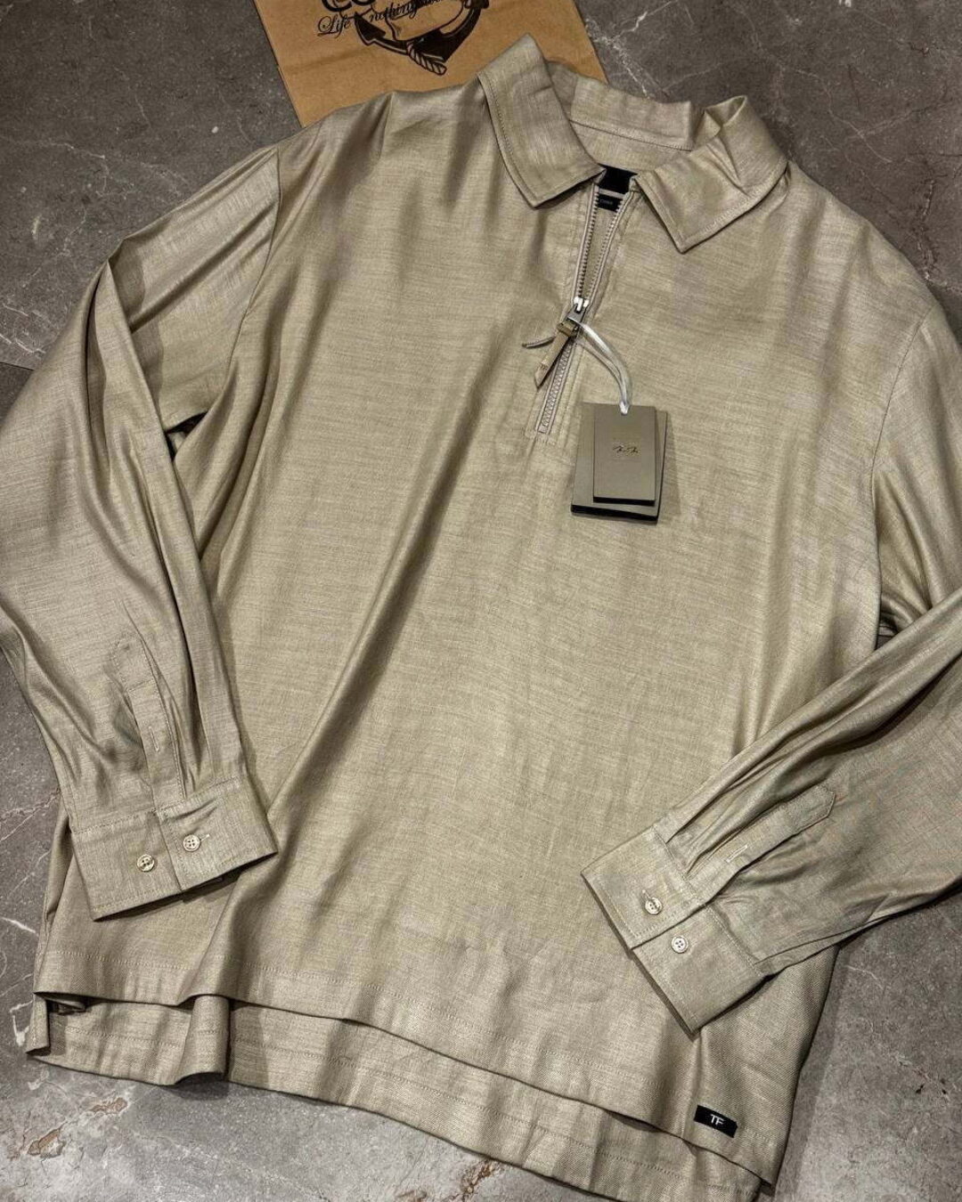 Льняная рубашка Tom Ford — изображение 3