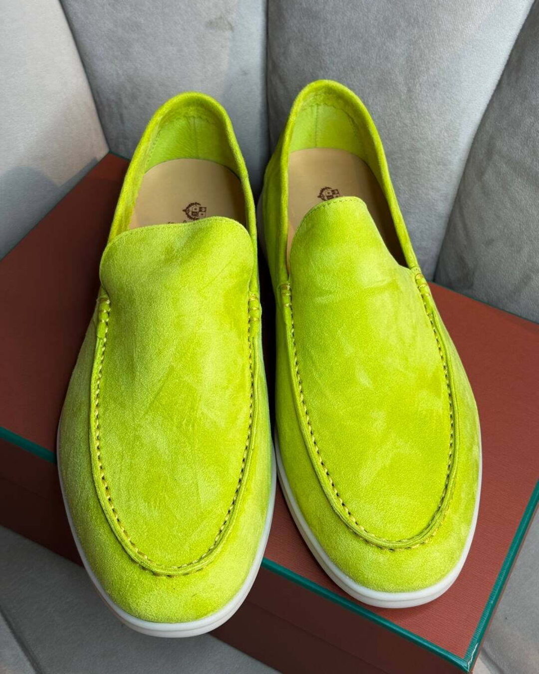 Лоферы Loro Piana Light Yellow — изображение 2