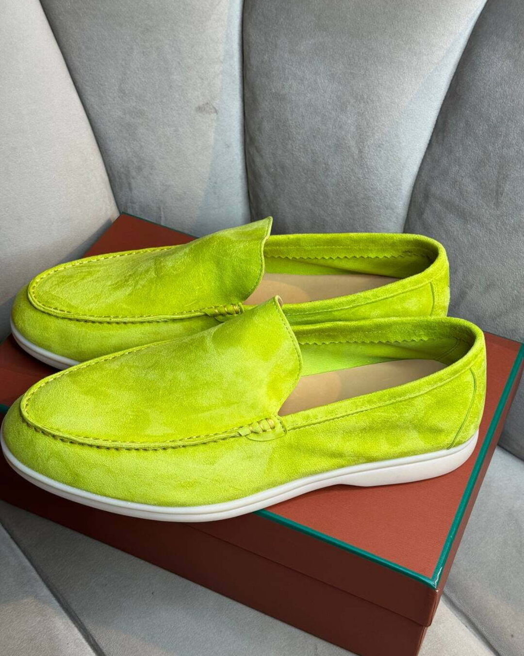 Лоферы Loro Piana Light Yellow — изображение 3