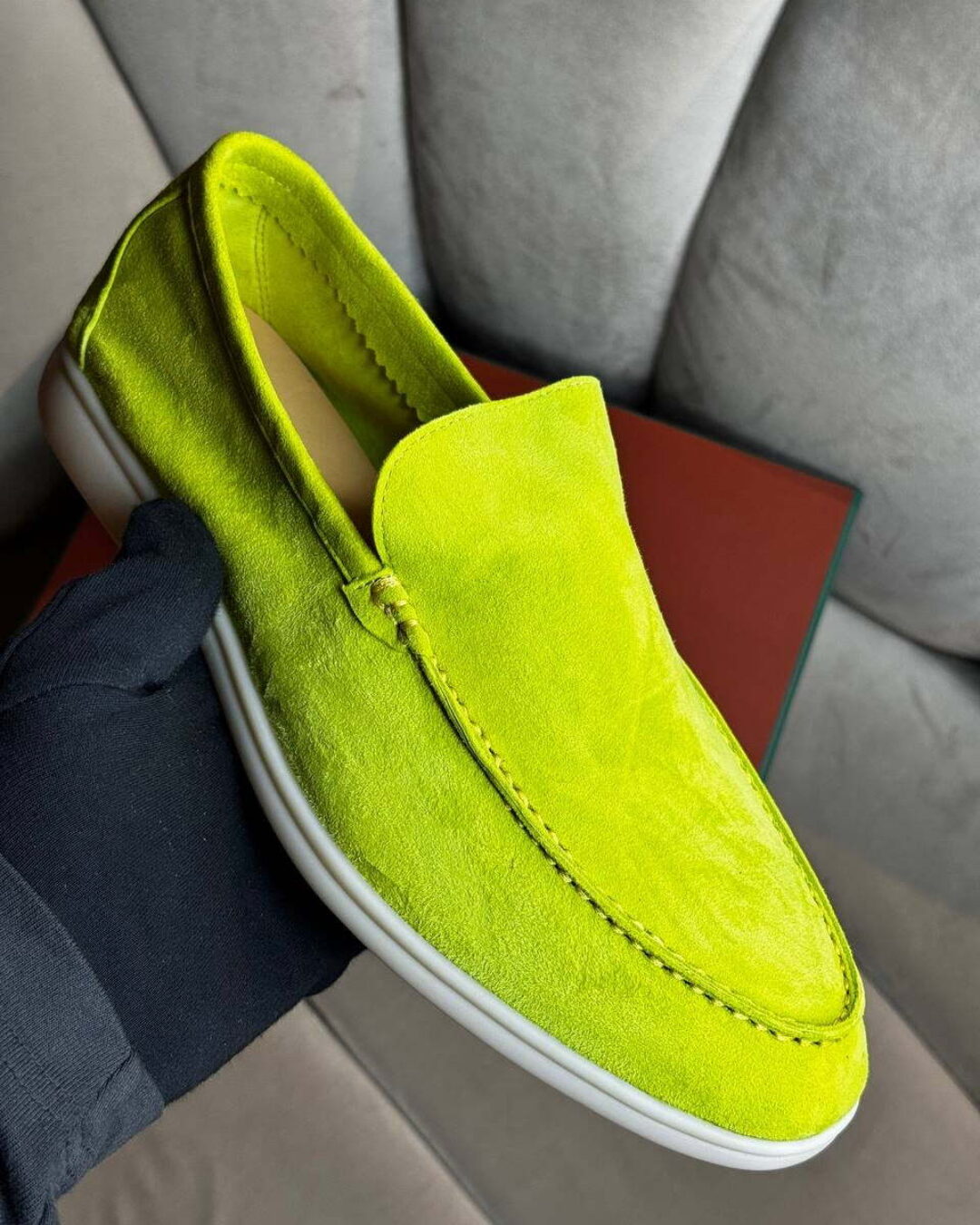 Лоферы Loro Piana Light Yellow — изображение 9