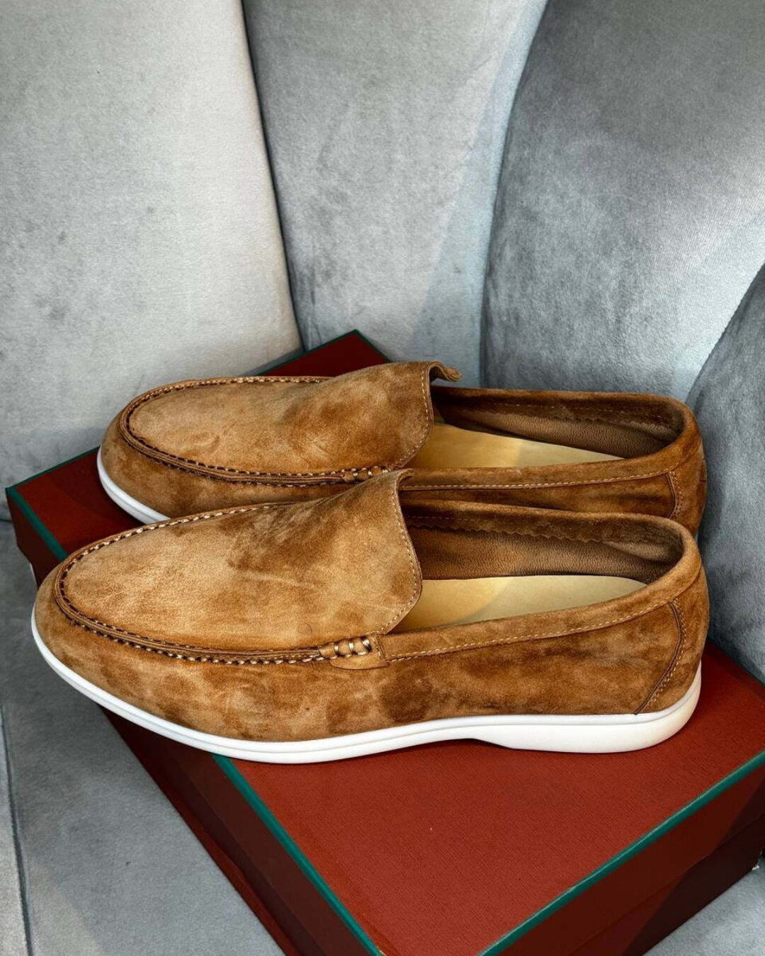 Лоферы Loro Piana Caramel — изображение 3