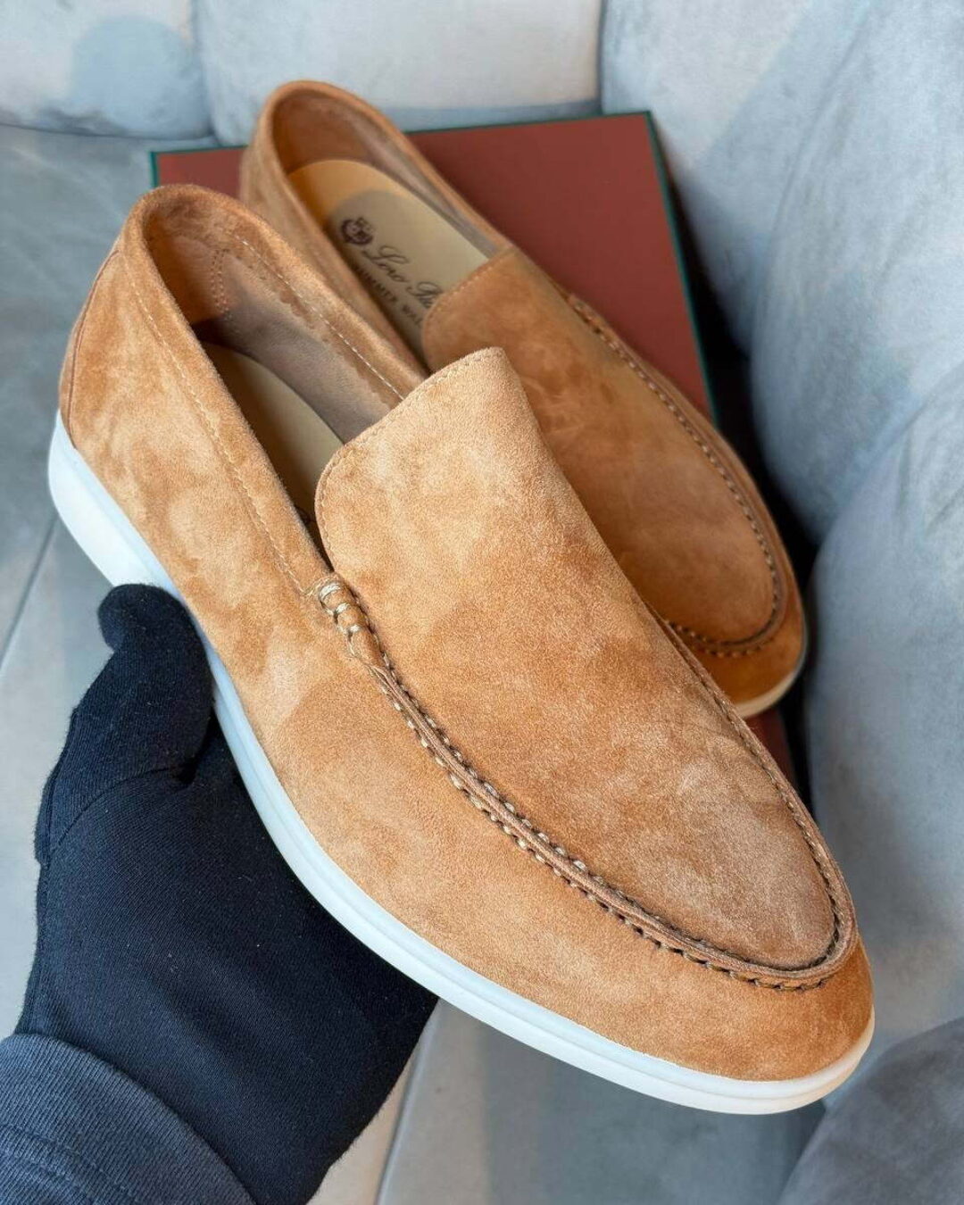 Лоферы Loro Piana Caramel — изображение 5