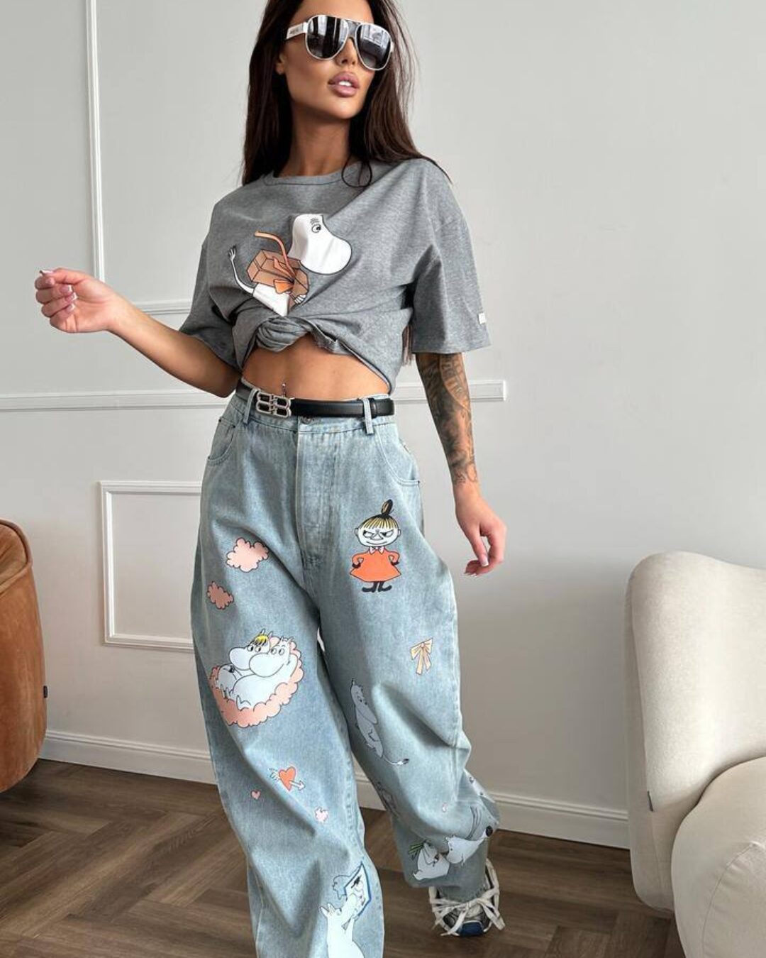 Футболка Acne x Moomin — изображение 3