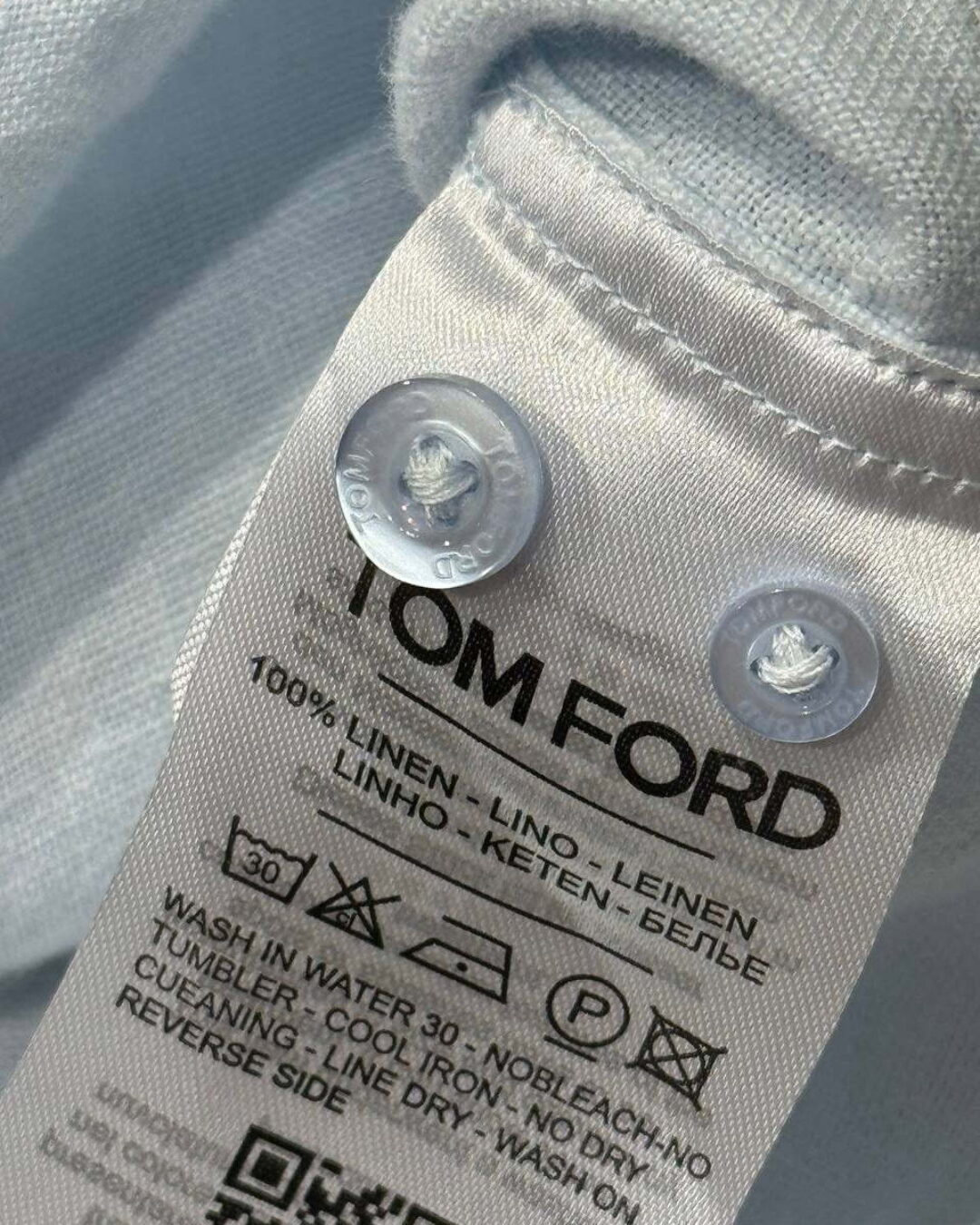 Льняная рубашка Tom Ford — изображение 8