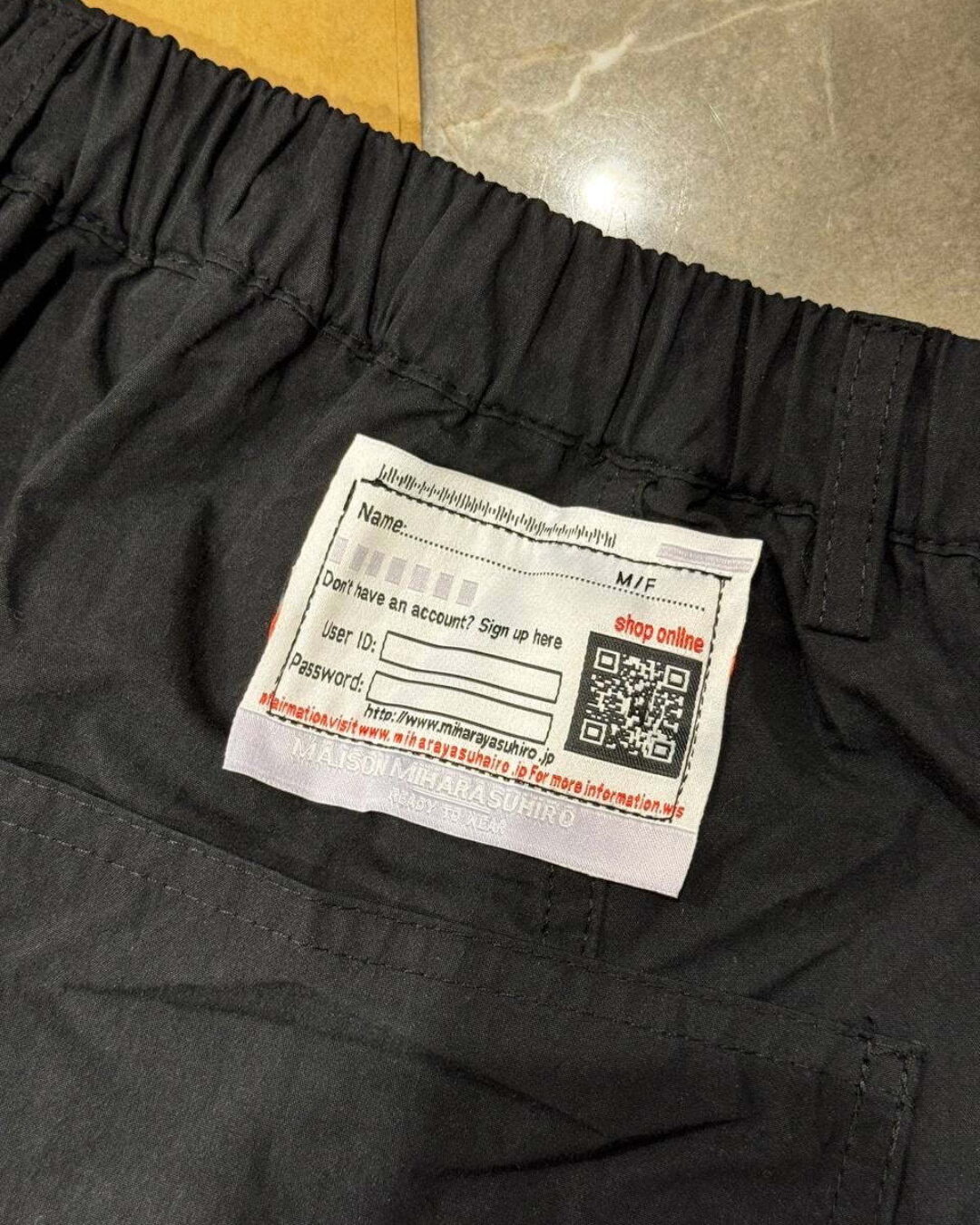 Штаны Maison Mihara — изображение 9