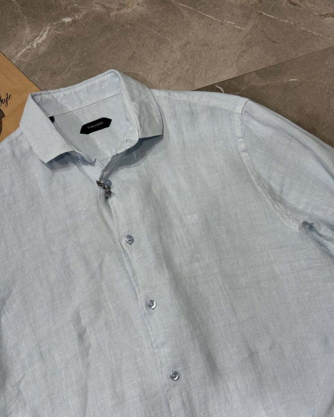Льняная рубашка Tom Ford — изображение 3