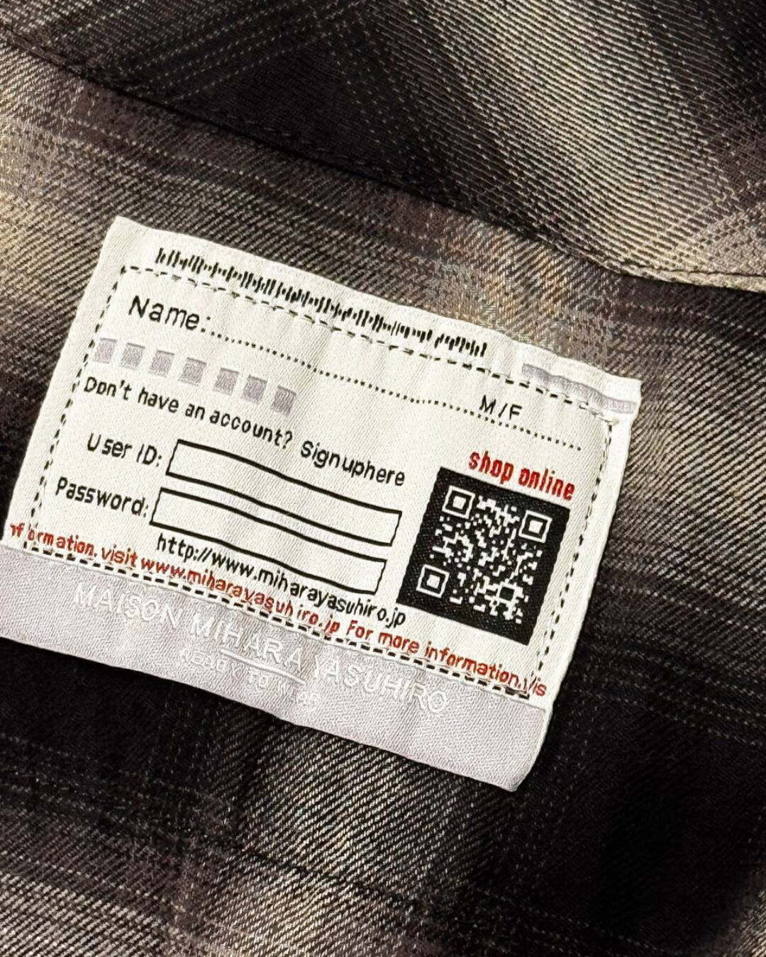 Рубашка Maison Mihara — изображение 10