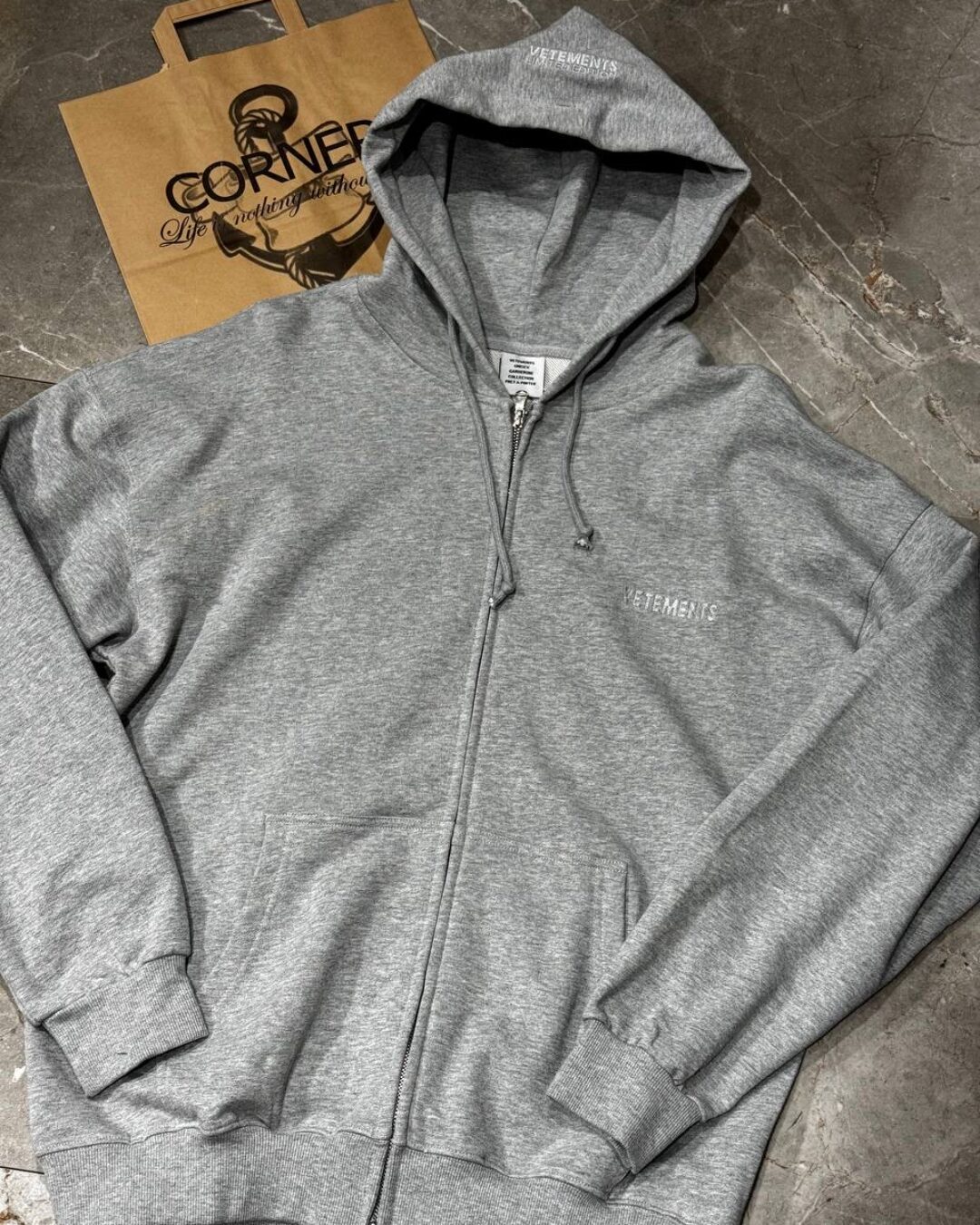 Zip-Худи Vetements — изображение 4