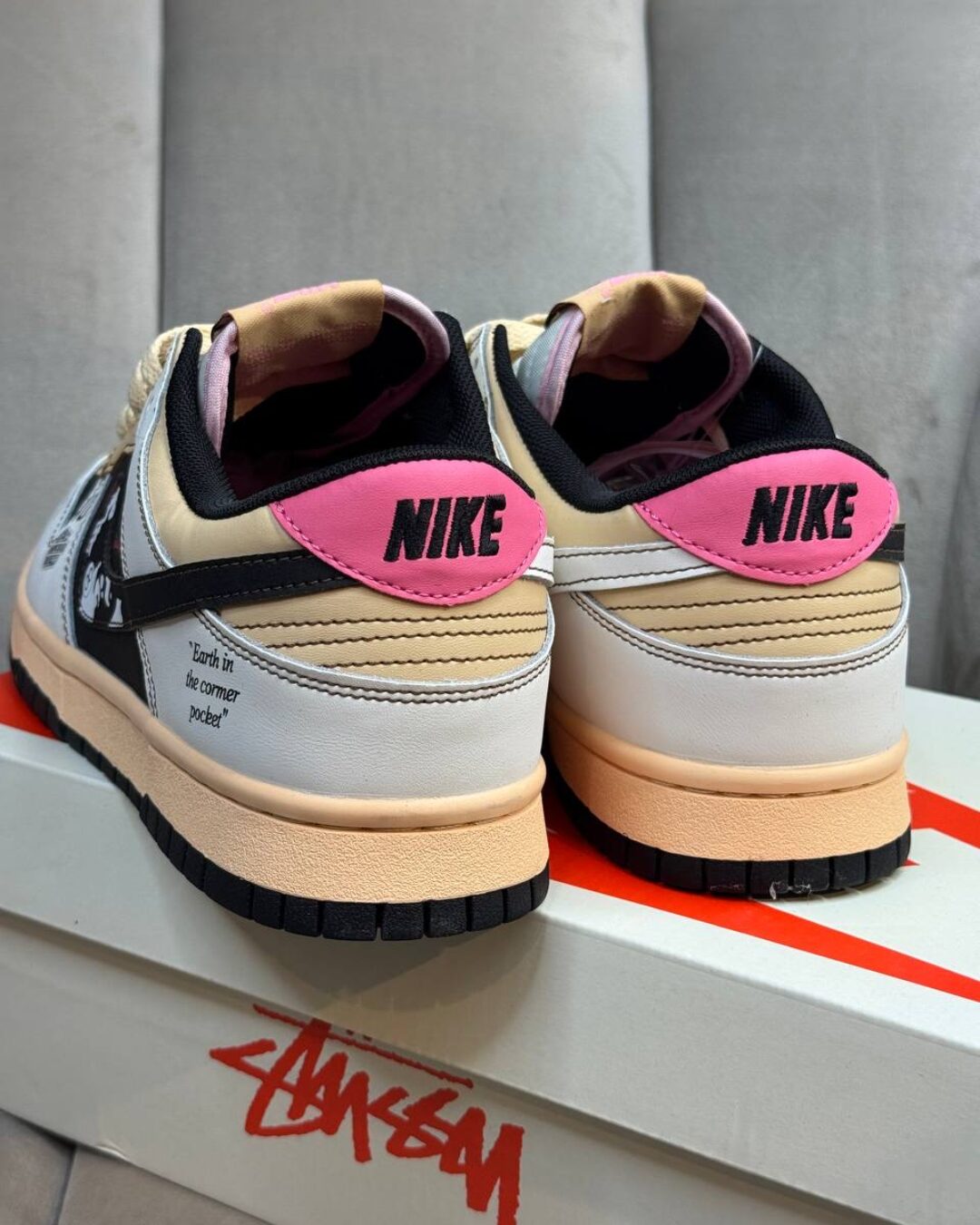 Кеды Nike Dunk Low Retro x Stussy — изображение 6
