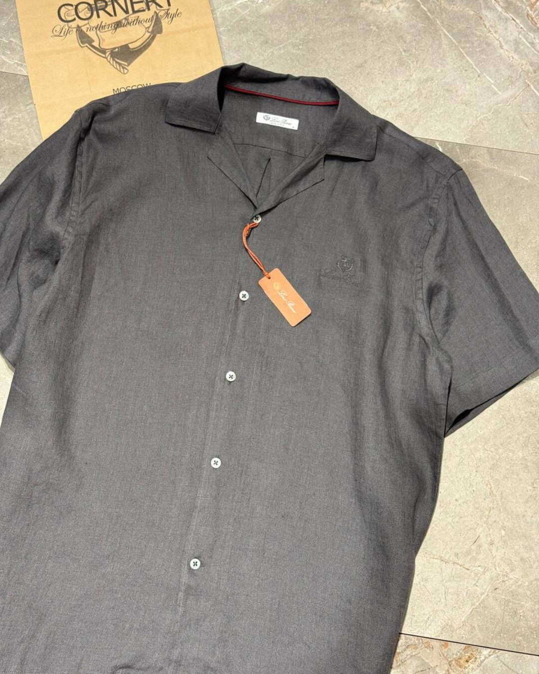 Льняная рубашка Loro Piana — изображение 5