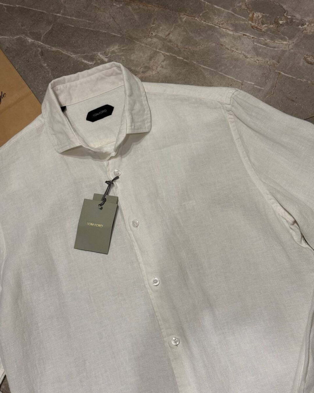 Льняная Рубашка Tom Ford — изображение 3