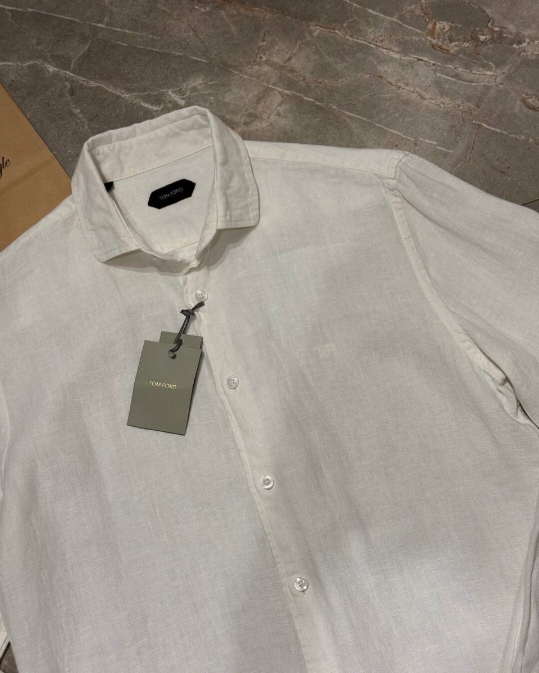 Льняная Рубашка Tom Ford — изображение 3