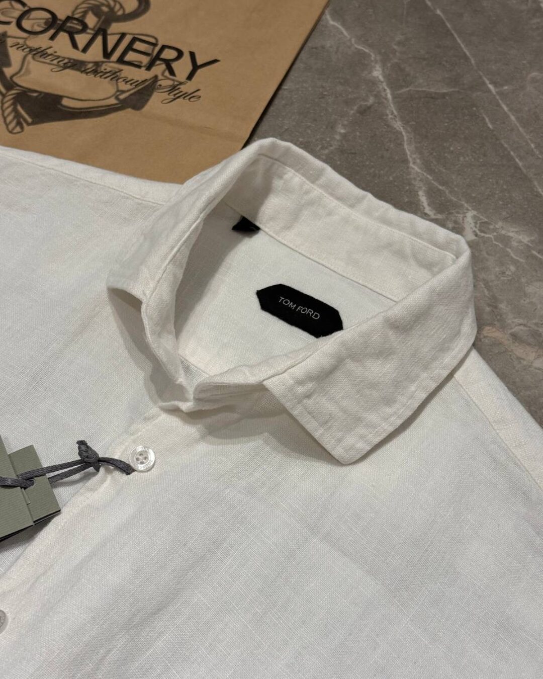 Льняная Рубашка Tom Ford — изображение 7