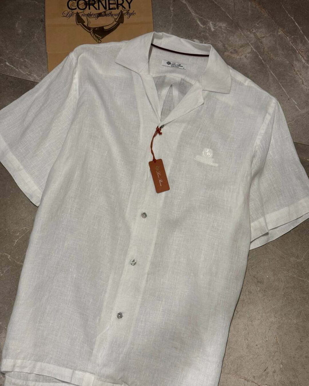 Льняная рубашка Loro Piana — изображение 4