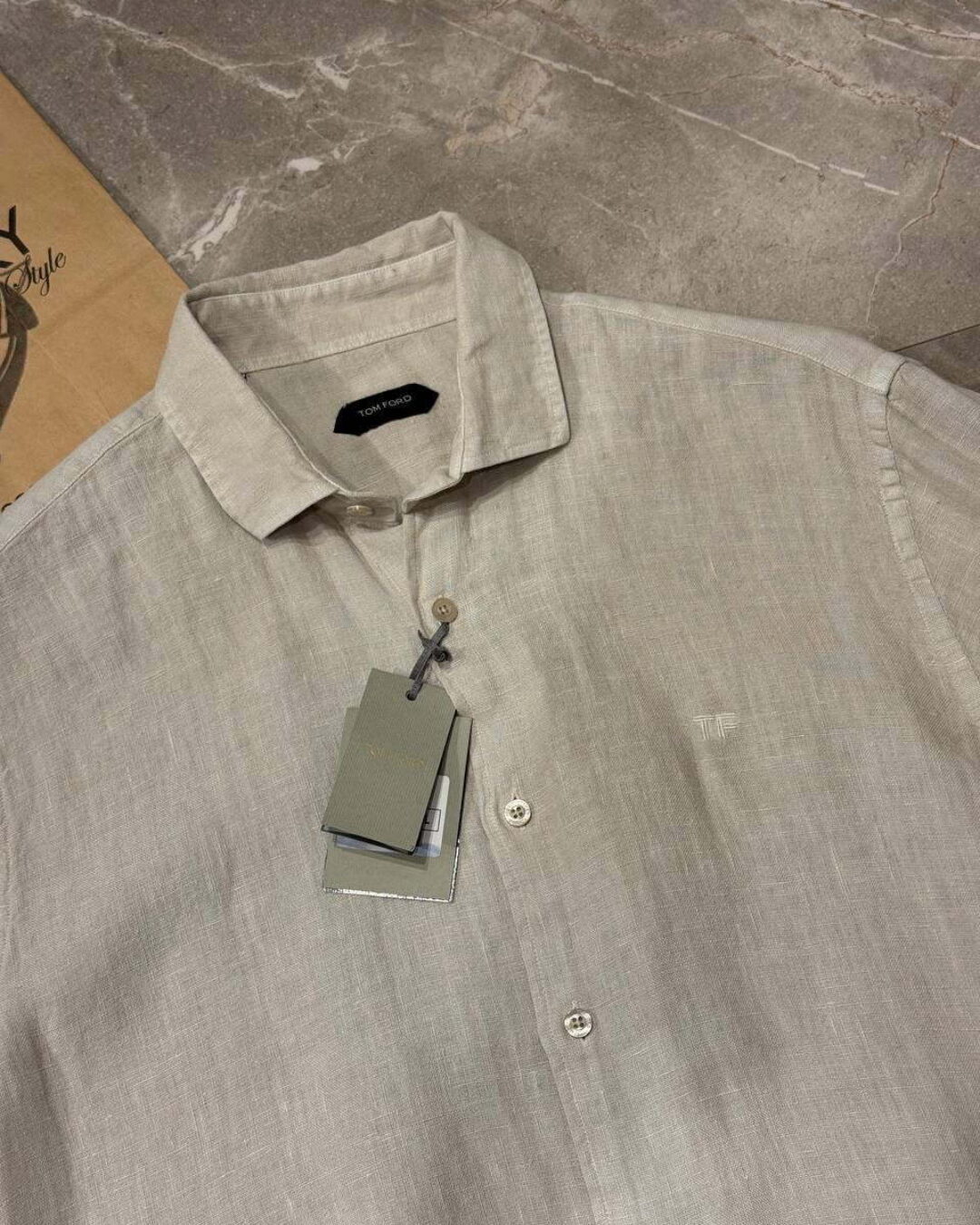 Льняная рубашка Tom Ford — изображение 4