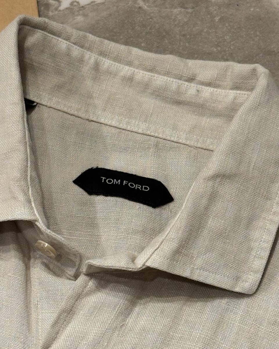 Льняная рубашка Tom Ford — изображение 7