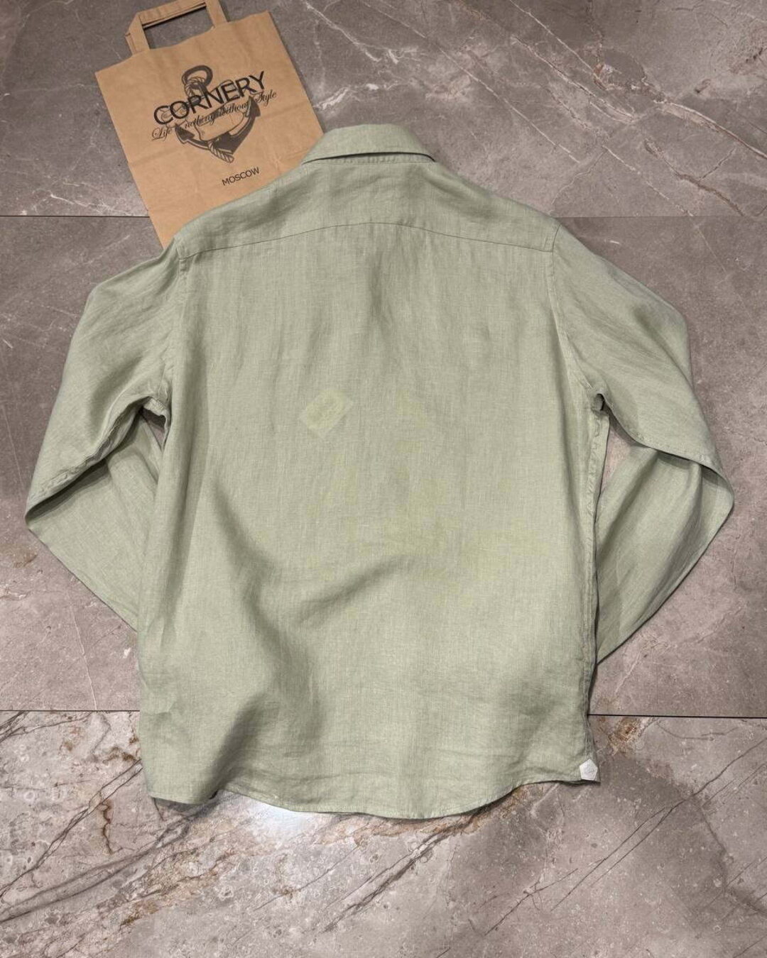 Льняная рубашка Loro Piana — изображение 2