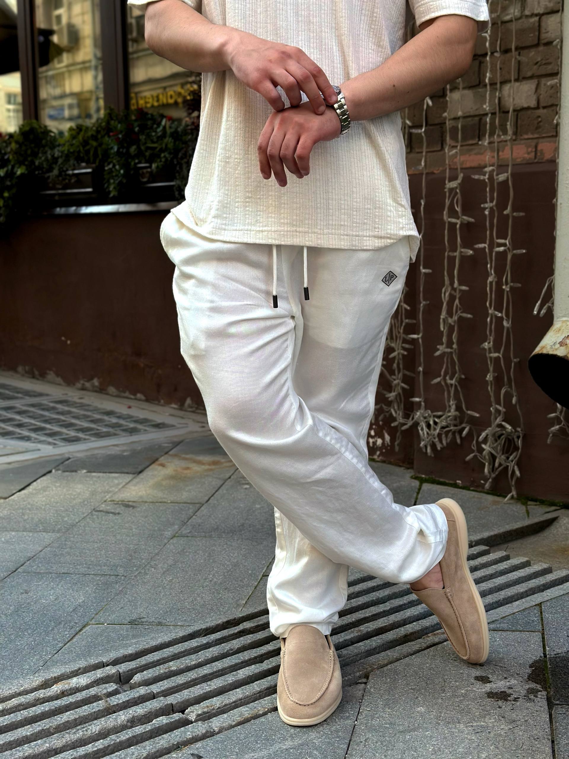 Льняные штаны Loro Piana