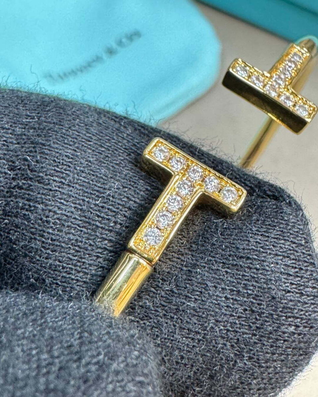 Браслет Tiffany T (Gold/Gems) — изображение 5