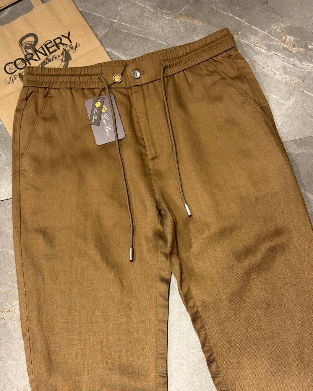 Льняные штаны Loro Piana — изображение 3