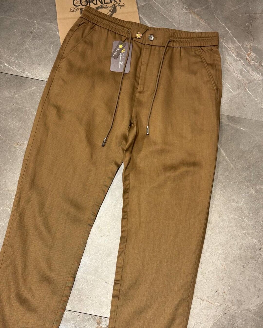 Льняные штаны Loro Piana — изображение 5