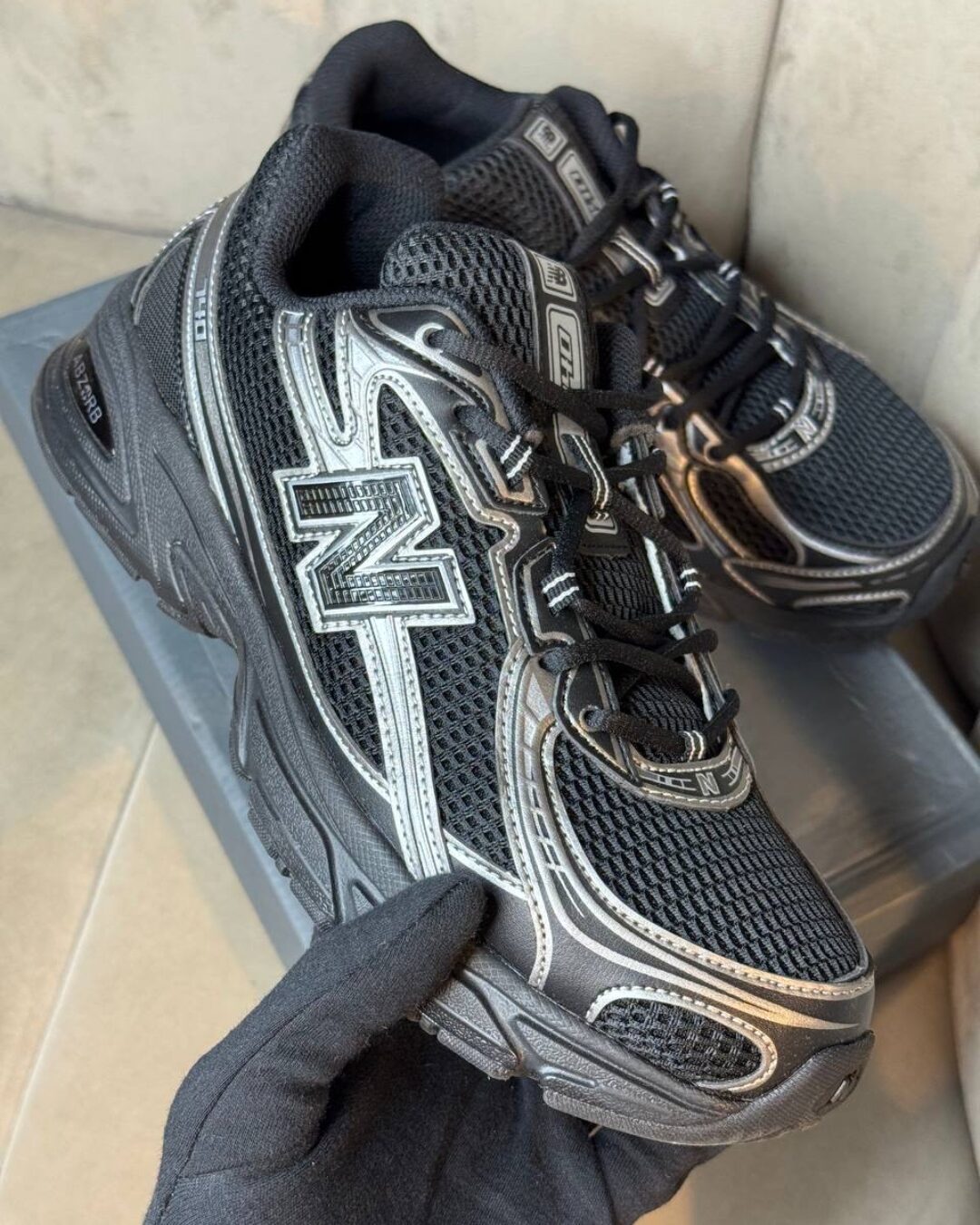 Кроссовки New Balance 740v2 Black Silver Metallic — изображение 7