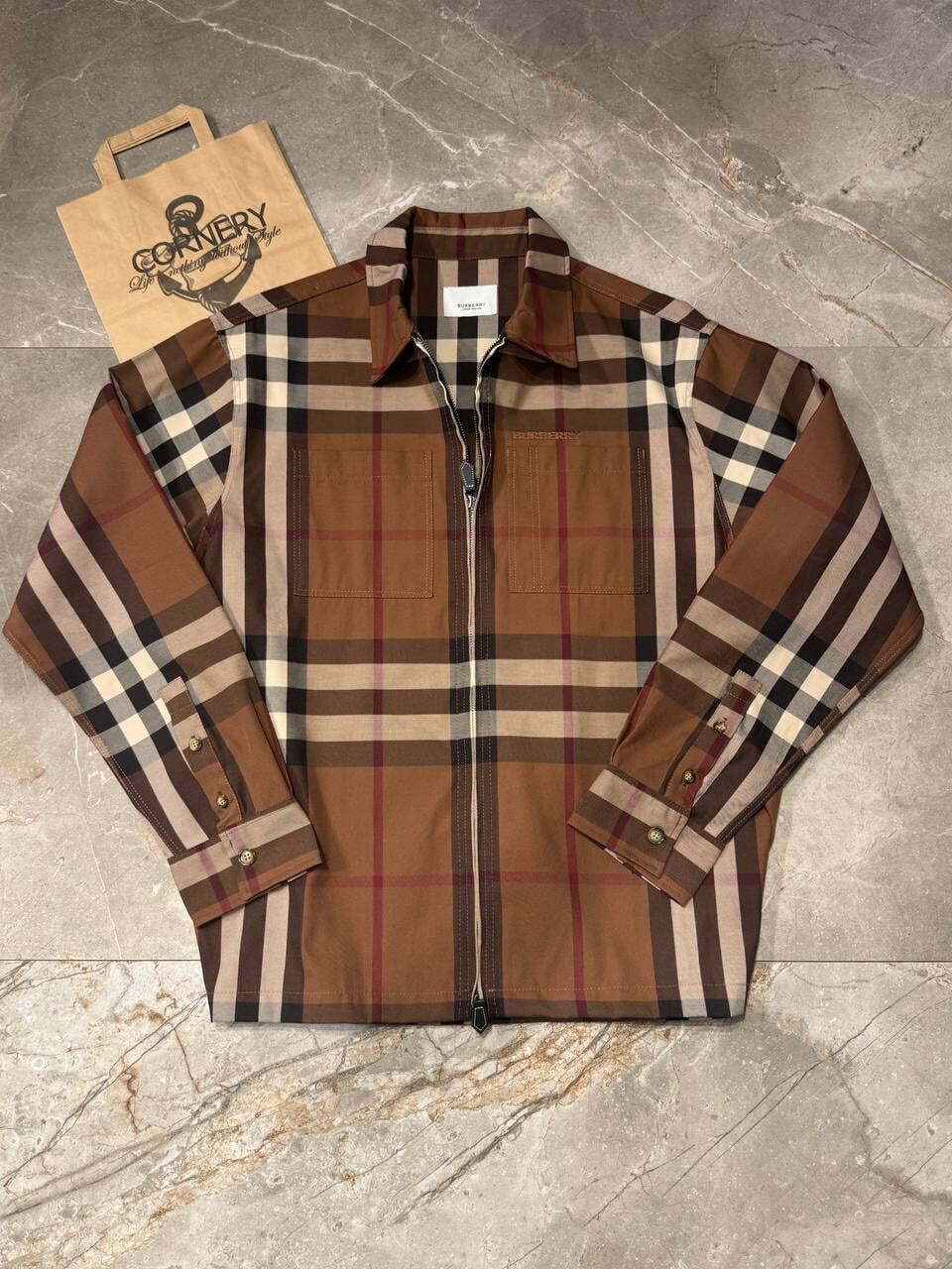 Рубашка на молнии Burberry