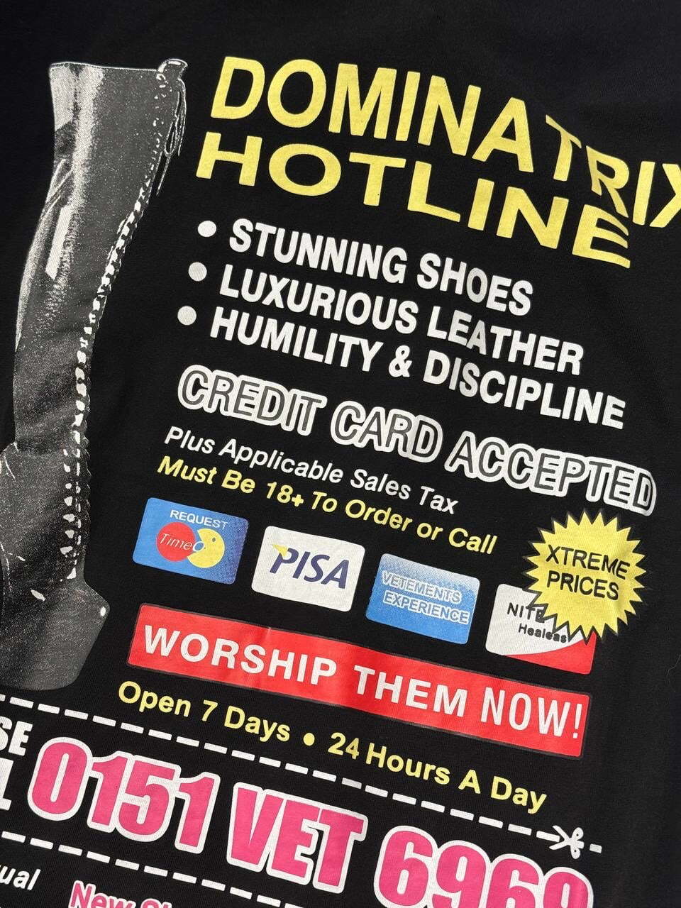 Футболка Vetements Dominatrix — фото 7