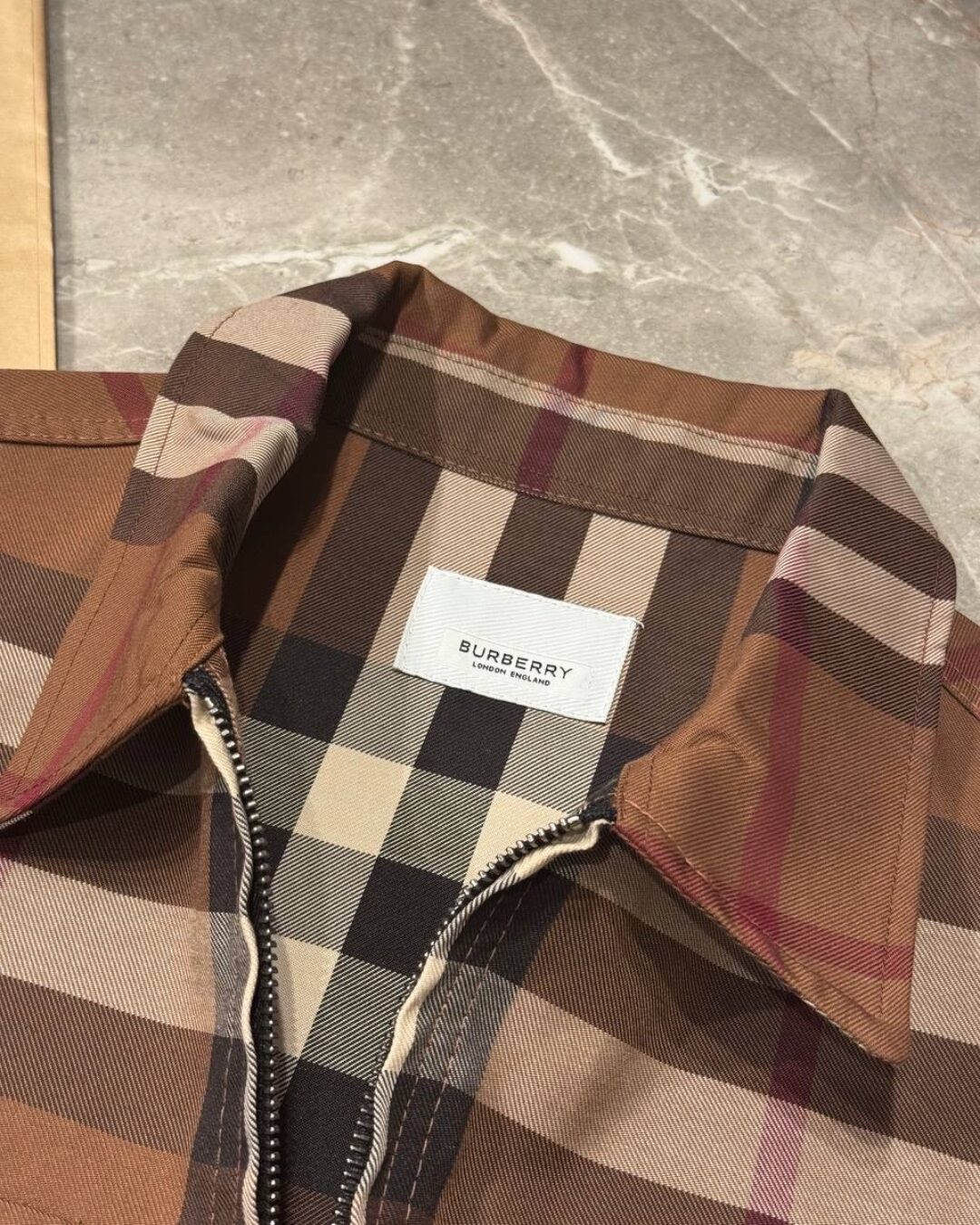 Рубашка на молнии Burberry — изображение 4