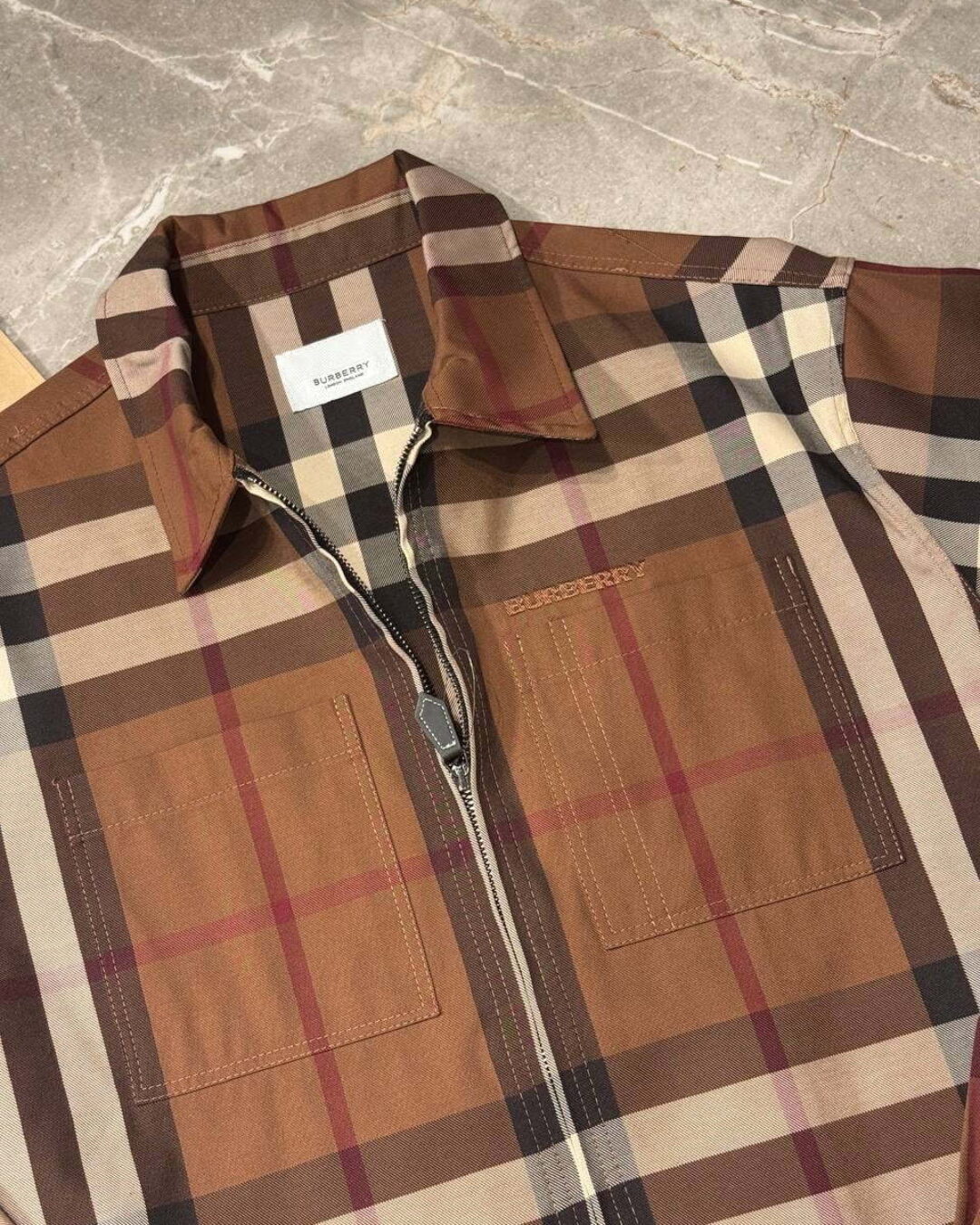 Рубашка на молнии Burberry — изображение 6