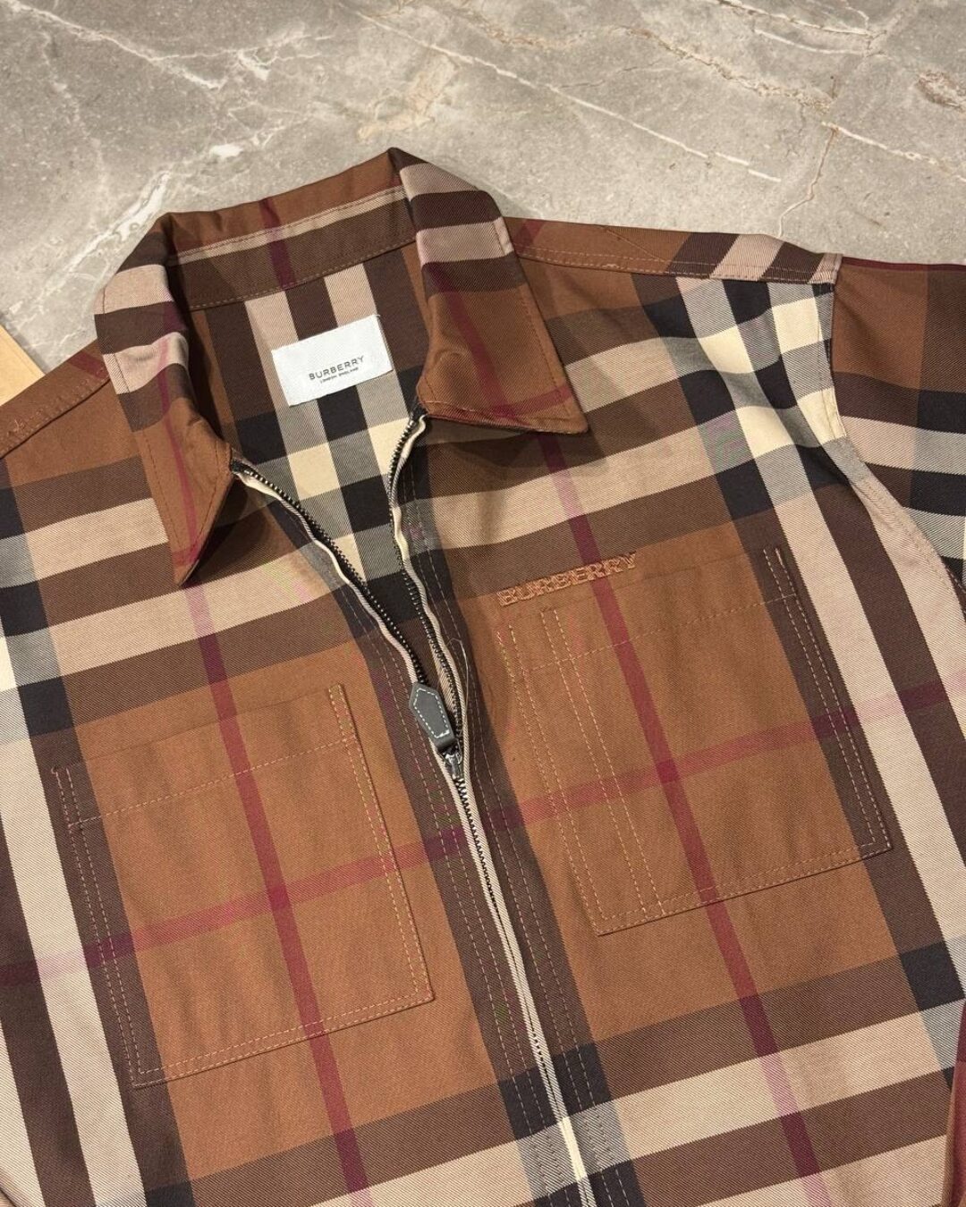 Рубашка на молнии Burberry — изображение 6