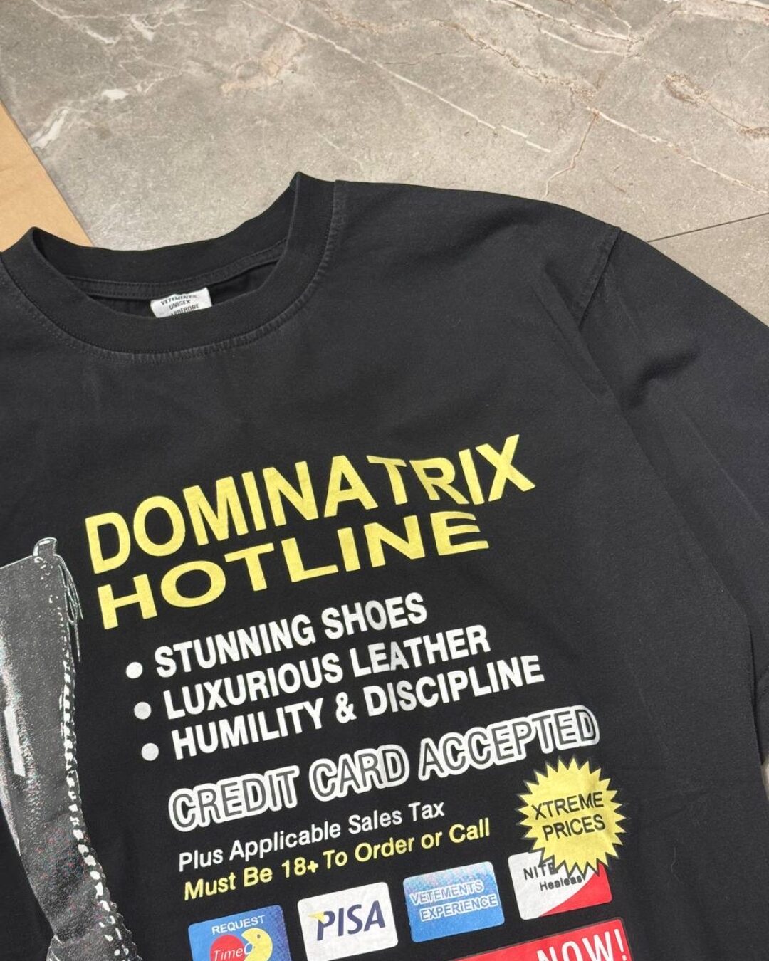 Футболка Vetements Dominatrix — изображение 5