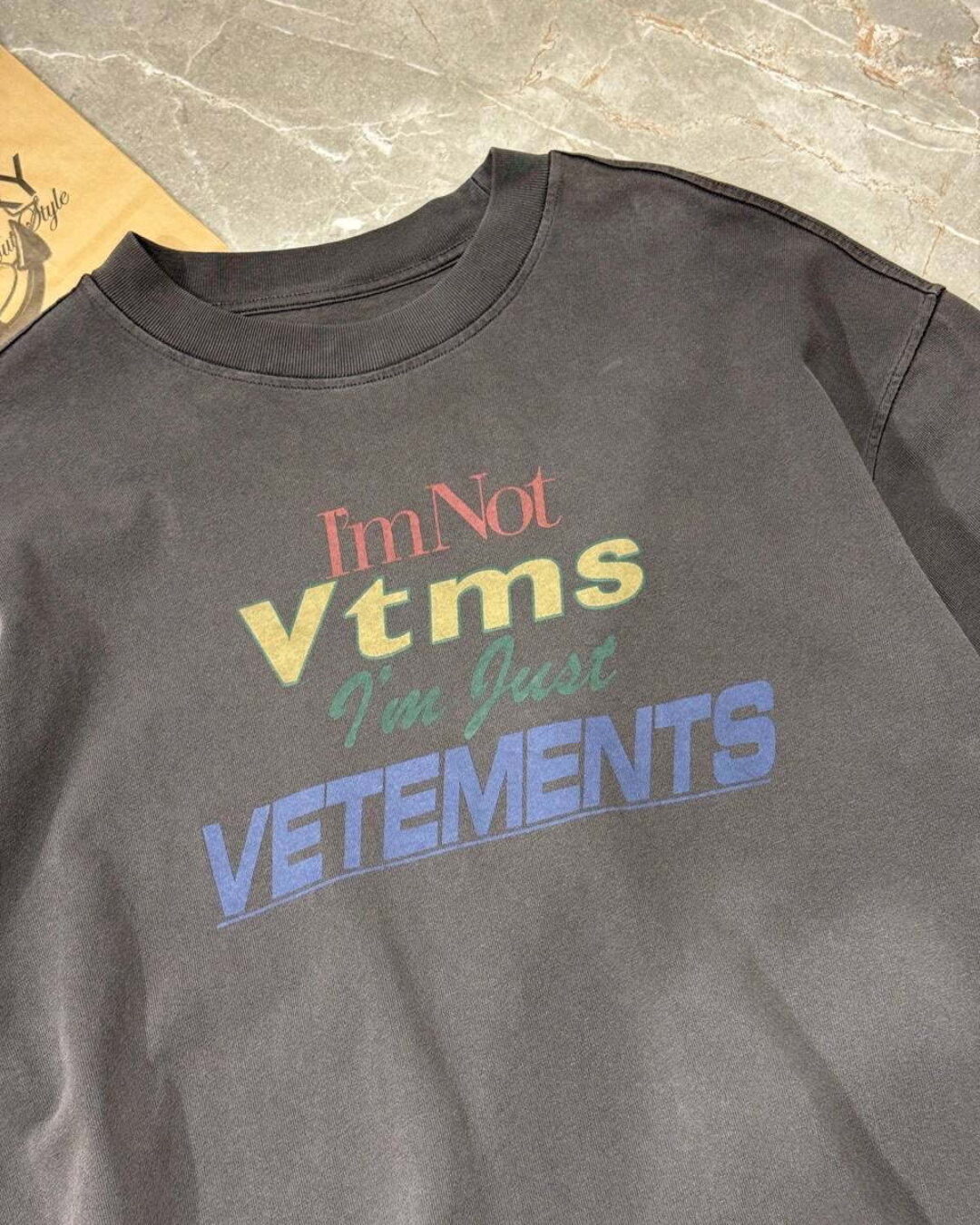 Футболка Vetements I'm not Vtms — изображение 3