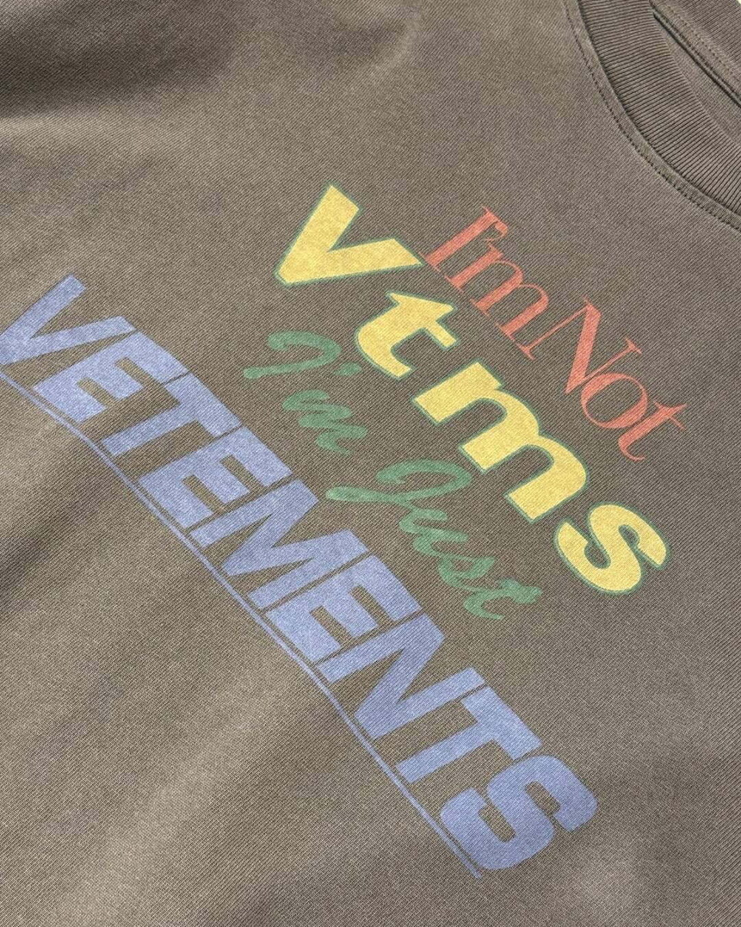 Футболка Vetements I'm not Vtms — изображение 4