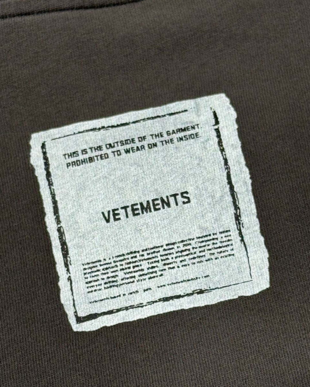 Футболка Vetements I'm not Vtms — изображение 9